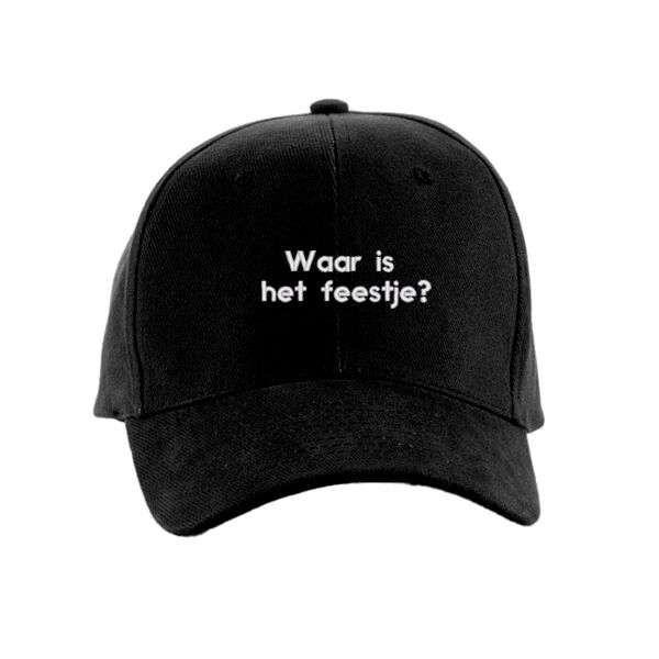 Waar is het feestje? Cap  Thumbnail