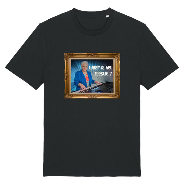 Waar is het feestje? - Unisex T-shirt  Thumbnail
