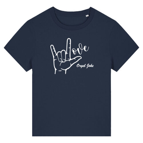 I Love orgel Joke -  Vrouwen T-shirt Dark Thumbnail