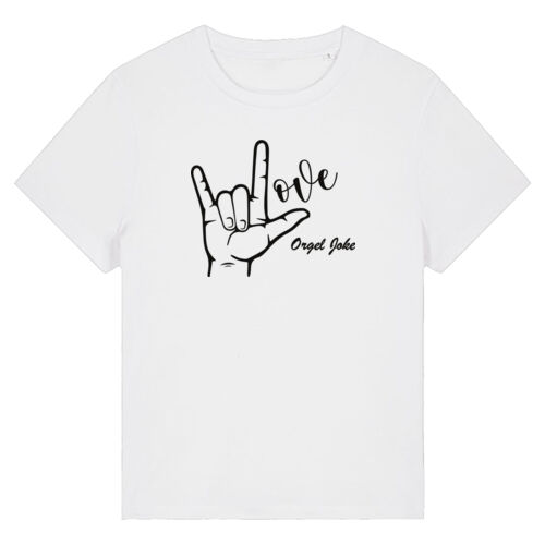 I Love orgel Joke - Vrouwen T-shirt Light Thumbnail