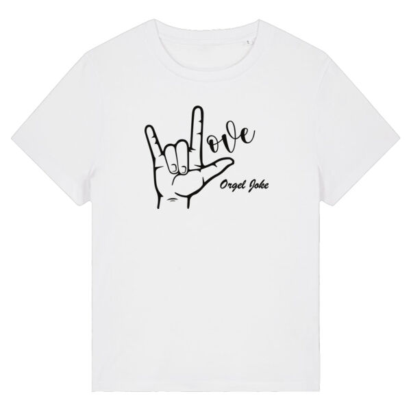 I Love orgel Joke - Vrouwen T-shirt Light Thumbnail