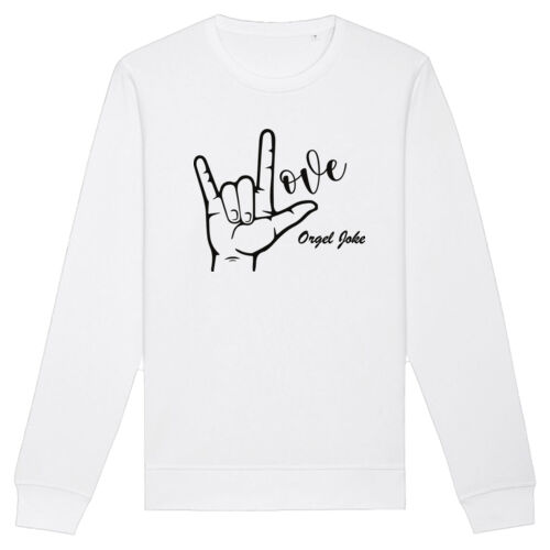 I Love orgel Joke - Unisex Sweater Light Thumbnail