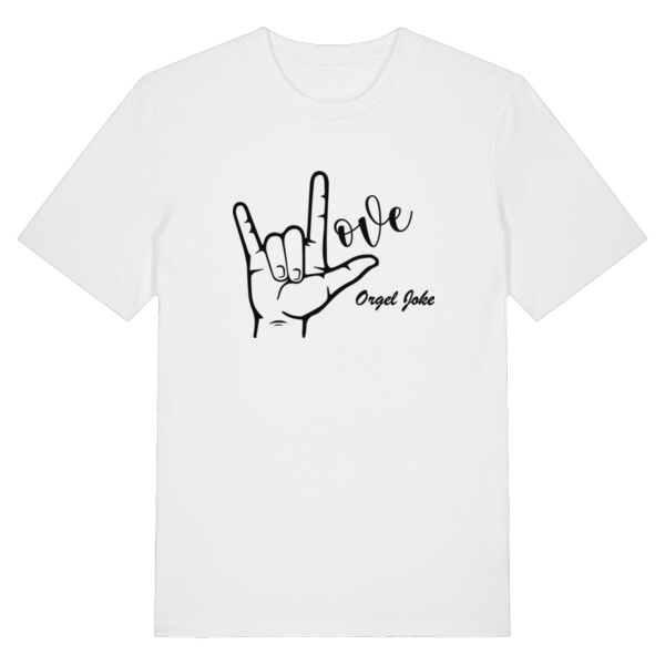 I Love orgel Joke - Unisex T-shirt Light Thumbnail